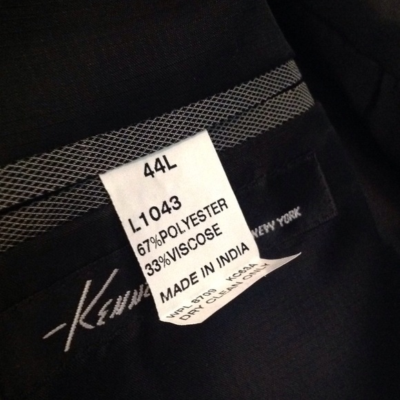 Kenneth Cole New York Two Button Micro-Houndstooth Check 44L Sportcoat - Picture 12 of 16